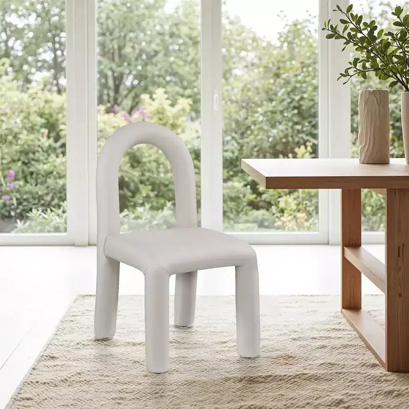 Sedia da pranzo Amari in pelle vegana, set da 2