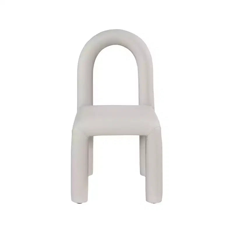 Sedia da pranzo Amari in pelle vegana, set da 2