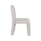 Sedia da pranzo Amari in pelle vegana, set da 2