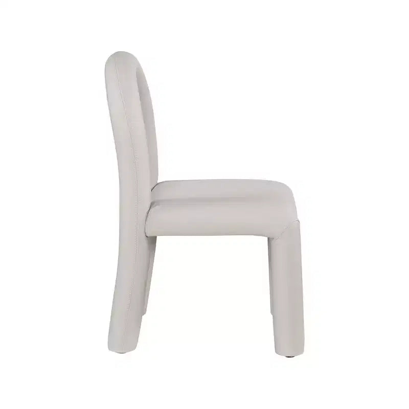 Sedia da pranzo Amari in pelle vegana, set da 2