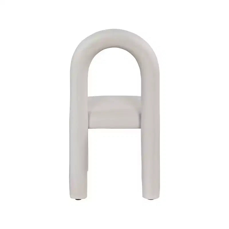 Sedia da pranzo Amari in pelle vegana, set da 2