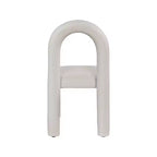 Sedia da pranzo Amari in pelle vegana, set da 2