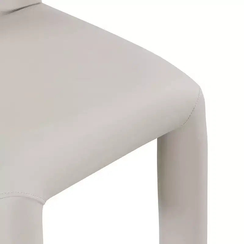 Sedia da pranzo Amari in pelle vegana, set da 2