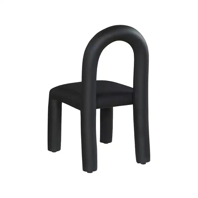 Sedia da pranzo Amari in pelle vegana, set da 2