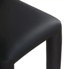 Sedia da pranzo Amari in pelle vegana, set da 2