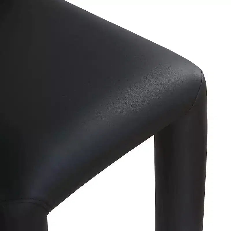 Sedia da pranzo Amari in pelle vegana, set da 2