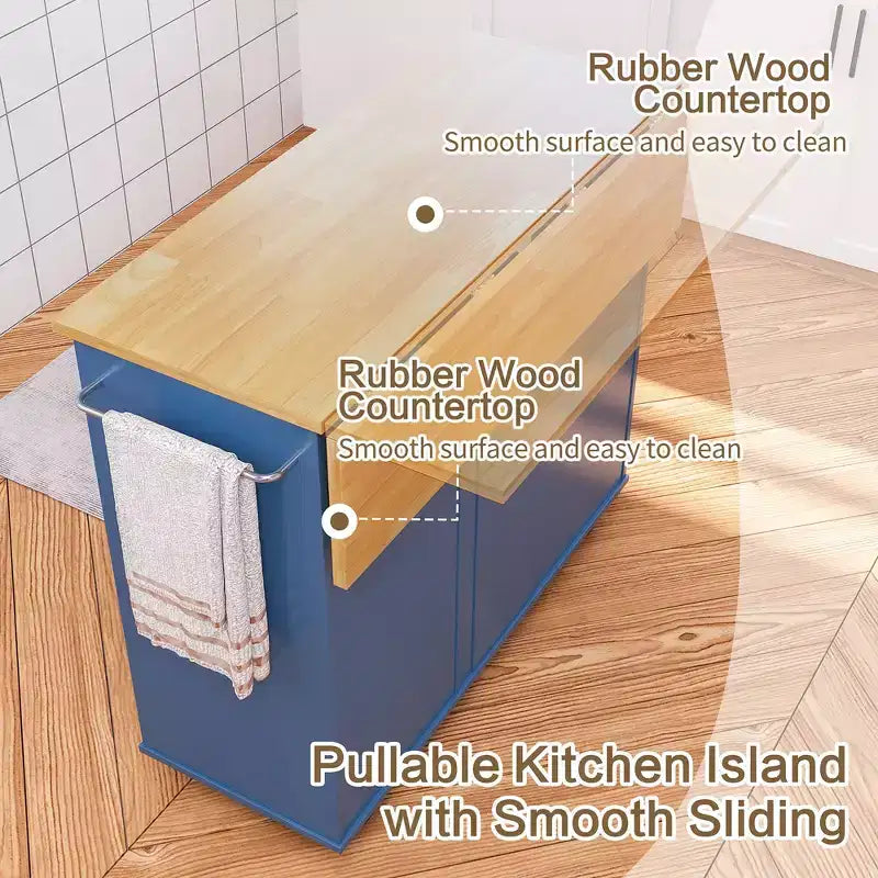 Carrello da Cucina Movibile Celebalcony da 39,8" W, Armadio Utilità con 3 Cassetti, 2 Ante, Portasciugamani per Sala da Pranzo