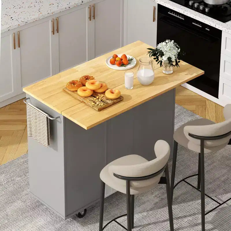 Carrello da Cucina Movibile Celebalcony da 39,8" W, Armadio Utilità con 3 Cassetti, 2 Ante, Portasciugamani per Sala da Pranzo
