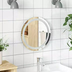 LED Bathroom Mirror Transparent Glass Medium Bathroom Mirror