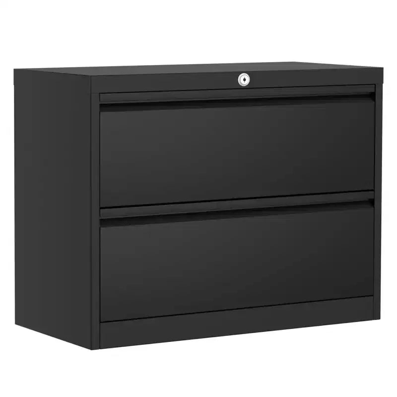 COZONY 2-Drawer Lateral File Cabinet, Lockable Metal Storage for Letter and Legal Size Documents