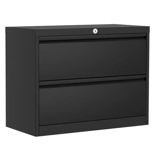 COZONY 2-Drawer Lateral File Cabinet, Lockable Metal Storage for Letter and Legal Size Documents