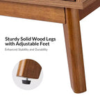 Mobiletto multiuso alto a 2 ante Lorenz 30 con ripiani regolabili, set da 2|ARTFUL LIVING DESIGNS-NOCE