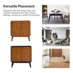 Mobiletto multiuso alto a 2 ante Lorenz 30 con ripiani regolabili, set da 2|ARTFUL LIVING DESIGNS-NOCE