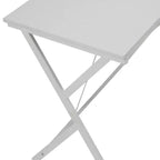 Scrivania a L Minimalista 62IN con Gambe Incrociate, Scrivania per Computer con Ampio Piano di Lavoro, Scrivania per Camera da Letto, Soggiorno, Ufficio
