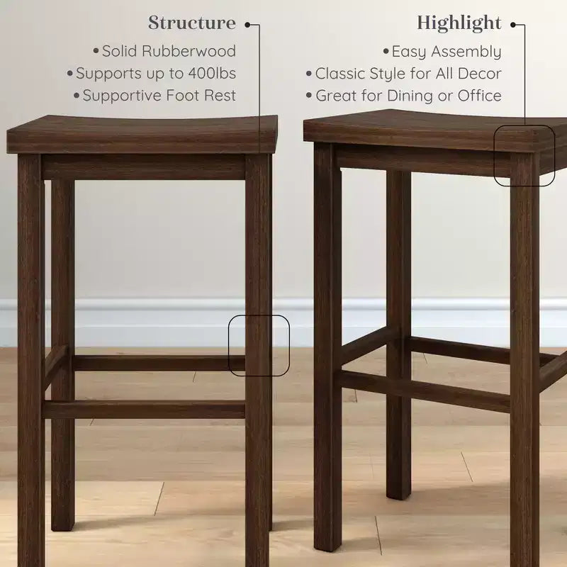Sgabello Altezza Bar (76 cm) - Confezione da 2