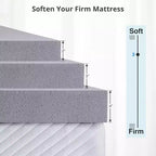 Materasso in memory foam rinfrescante matrimoniale/king size con gel foam, materasso pieghevole per alleviare la pressione per casa, hotel