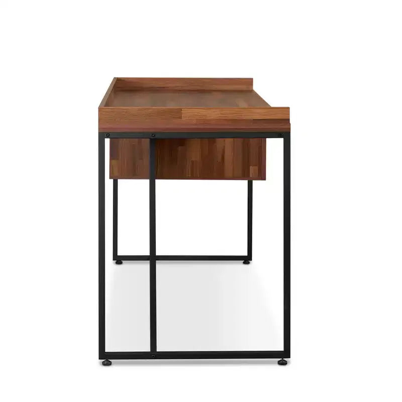 Scrivania rettangolare in metallo e legno Pampas Modern