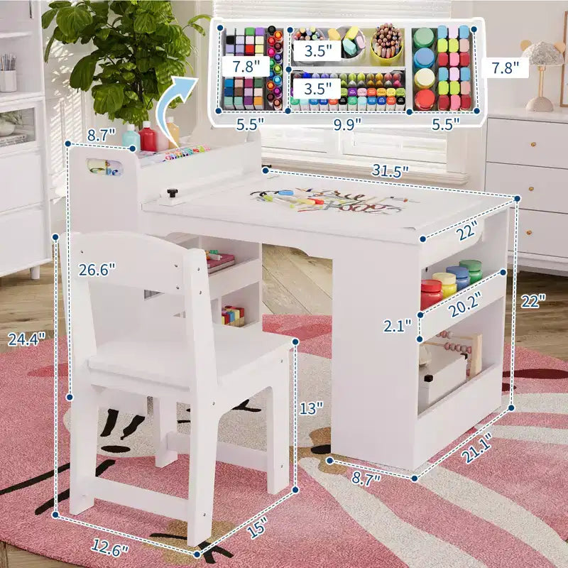 Set Tavolino e Sedie per Bambini