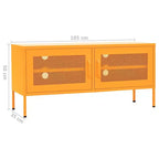 Mobile TV Acciaio Giallo Senape