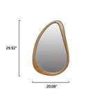 Specchio da parete decorativo moderno irregolare per ingresso, bagno, grande specchio da toilette per l'arredamento di casa, camera da letto, soggiorno