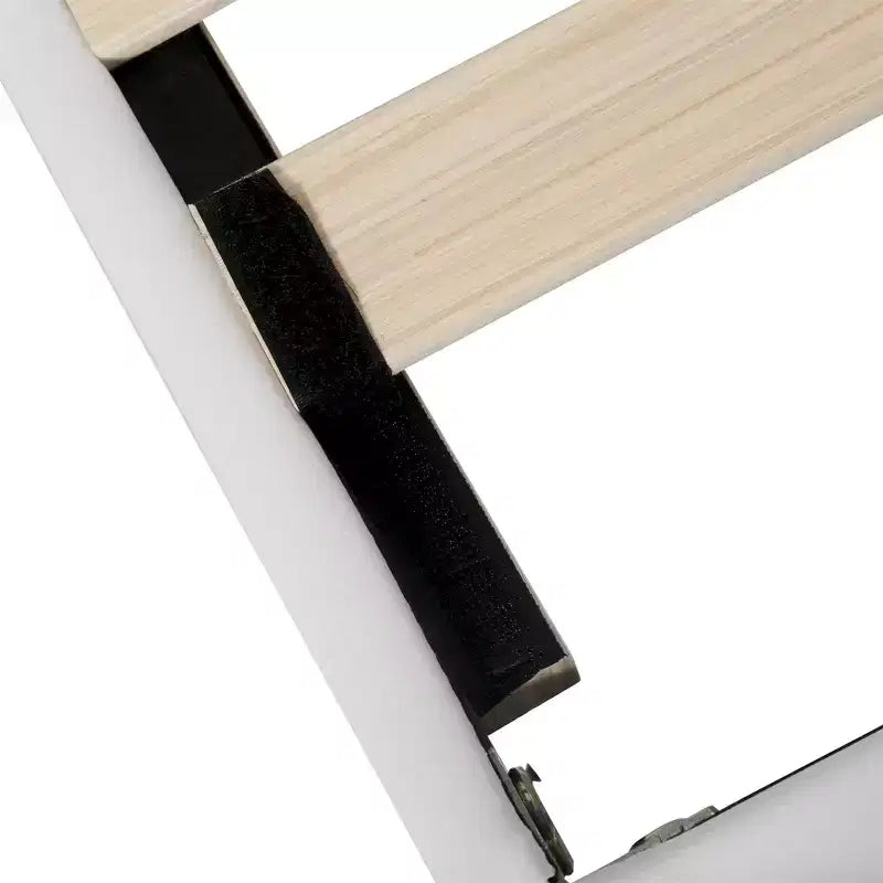 Struttura letto a LED singola/una piazza e mezza con testiera a corona, letti a piattaforma in PU imbottito per bambine con luce