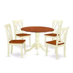 Round Dining Set 5pc 42 Inch Table & 4 Chairs Southwestern Style