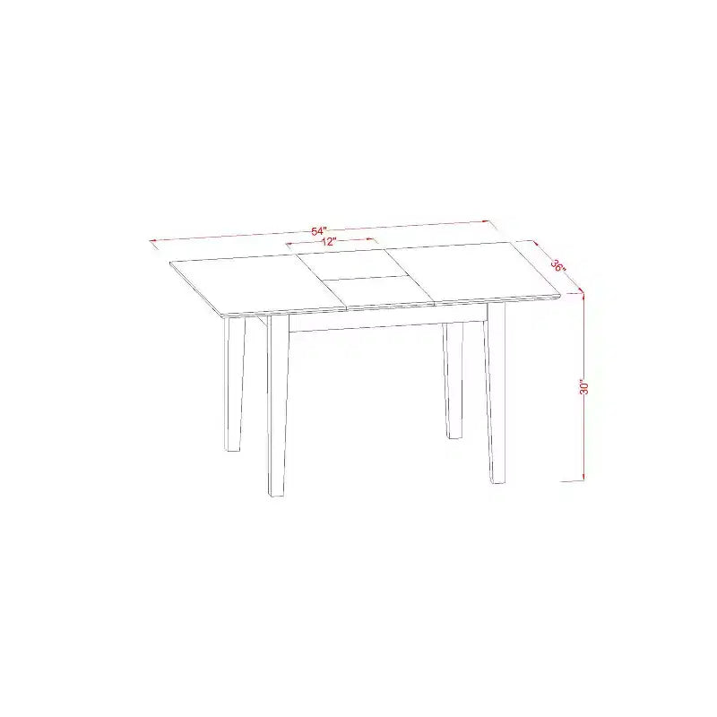 Tavolo da Pranzo 3 Pezzi con Piano in Legno Massello Finitura Marrone Sella