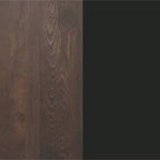 Piano del Tavolo Rettangolare per Interni Commerciali in Legno Massello Bennett di Flash Furniture con Base a X in Ghisa Antiruggine ad Altezza Bar 23.5 x 29.5