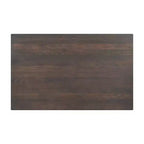 Piano del Tavolo Rettangolare per Interni Commerciali in Legno Massello Bennett di Flash Furniture con Base a X in Ghisa Antiruggine ad Altezza Bar 23.5 x 29.5