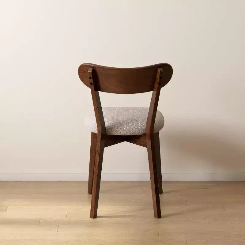 Sedie da Pranzo Moderne con Seduta Imbottita, Sedie da Cucina in Legno Massello, Sedie Accent Senza Braccioli per Sala da Pranzo o Soggiorno-Panipeachy