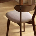 Sedie da Pranzo Moderne con Seduta Imbottita, Sedie da Cucina in Legno Massello, Sedie Accent Senza Braccioli per Sala da Pranzo o Soggiorno-Panipeachy
