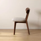 Sedie da Pranzo Moderne con Seduta Imbottita, Sedie da Cucina in Legno Massello, Sedie Accent Senza Braccioli per Sala da Pranzo o Soggiorno-Panipeachy