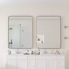 TUYOHW Specchio da parete per bagno 30x40 pollici, specchio da parete rettangolare moderno per bagno, camera da letto