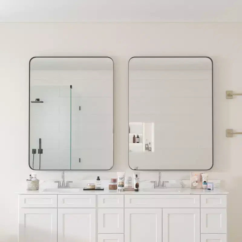 TUYOHW Specchio da parete per bagno 30x40 pollici, specchio da parete rettangolare moderno per bagno, camera da letto