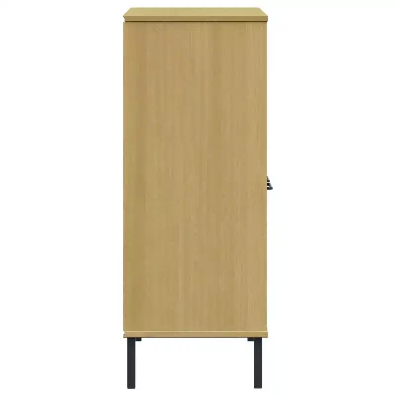 Libreria Armadio per libri con gambe in metallo Mobile contenitore OSLO Legno massello