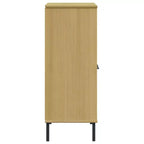 Libreria Armadio per libri con gambe in metallo Mobile contenitore OSLO Legno massello