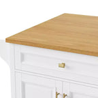 Isola cucina con ribalta, Isole cucina con ruote e cassetto, Isola cucina contenitore con ripiano regolabile