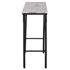 Consolle Frederick in Marmo - CNS3707A - Marrone Grigio/Nero - Safavieh