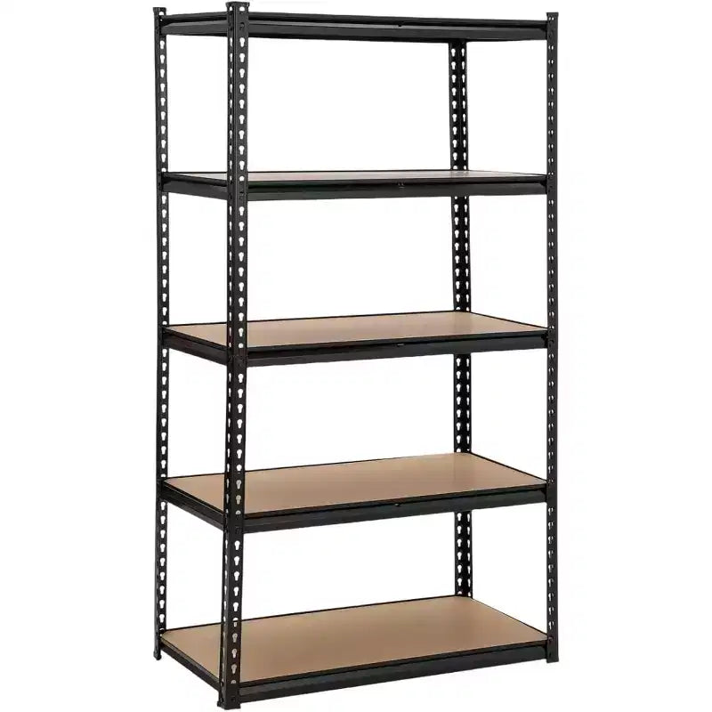 5-Tier Storage Shelves,Heavy Duty Metal Shelving Unit,Adjustable Garage Storage Shelving Utility Rack for Warehouse Pantry Kitchen,48in Lx18Wx73H