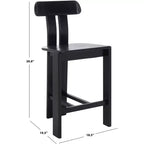 Sgabello da bancone Cayde Wood - BST8801 - Safavieh