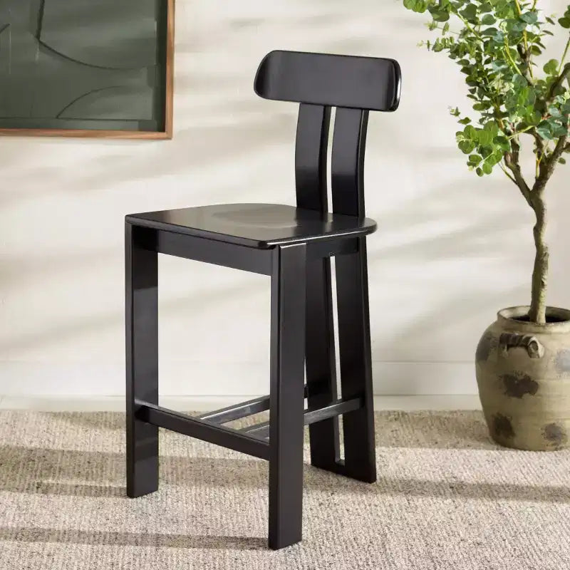 Sgabello da bancone Cayde Wood - BST8801 - Safavieh