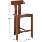 Sgabello da bancone Cayde Wood - BST8801 - Safavieh