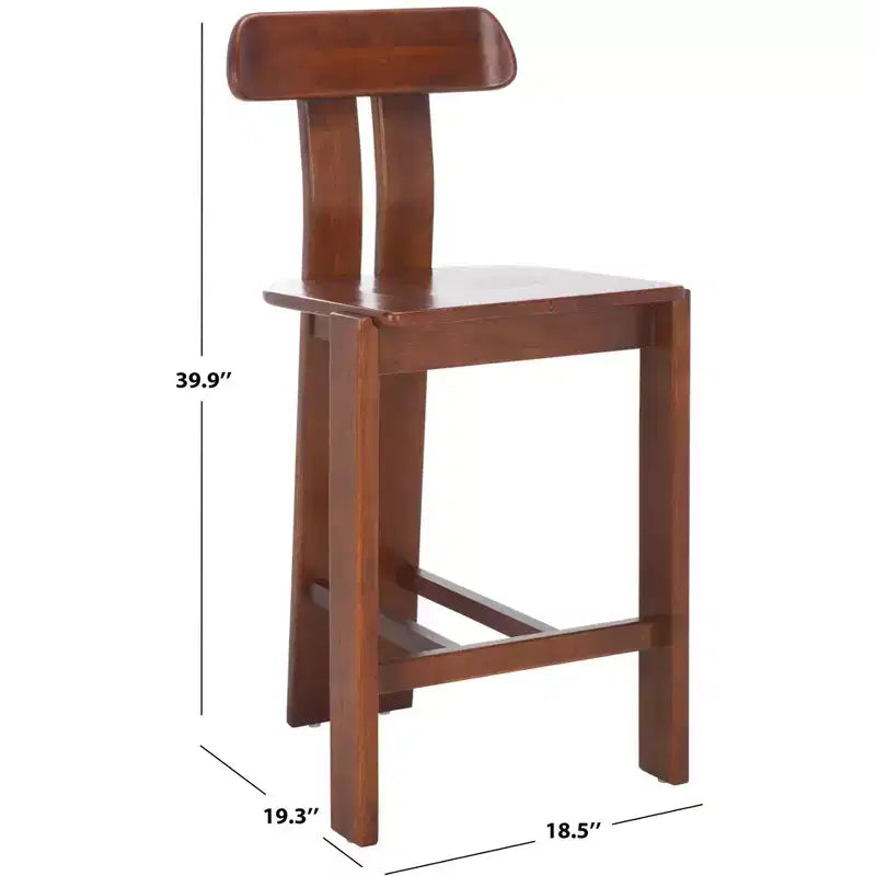 Sgabello da bancone Cayde Wood - BST8801 - Safavieh